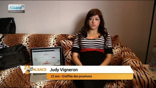 Judy, greffée des poumons, croque la vie à pleines dents