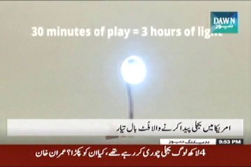 US develops electricity generating football