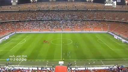 لحضه دخول : يحى الشهري امام  المنتخب لبنان