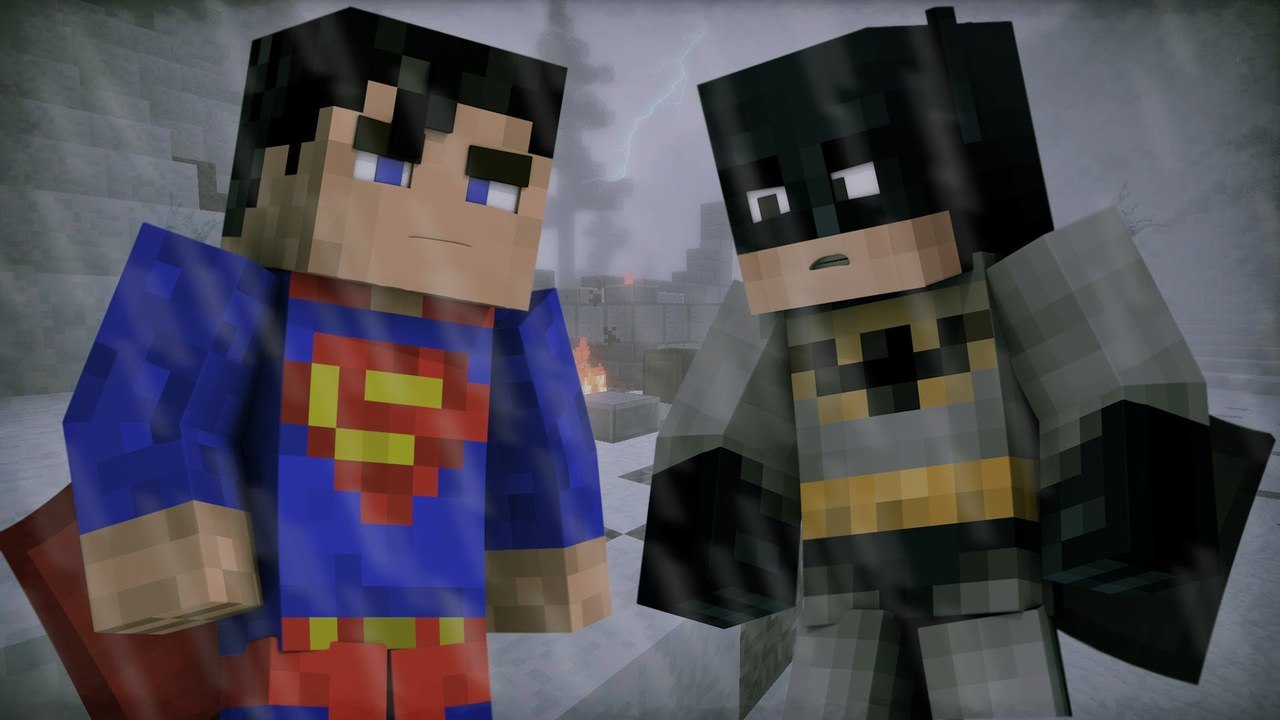 Batman vs Superman! Minecraft Mod Battle!! - video Dailymotion