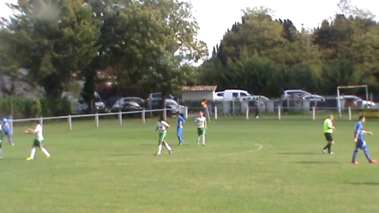 1er but souf...sur passe de hugo puis de pot