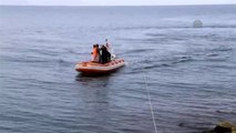 Tekneden Düşen Balıkçı, Yüzerek Kıyıya Çıktı