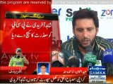 Shahid Afridi takes U-Turn , announces his support for Misbah as Captain