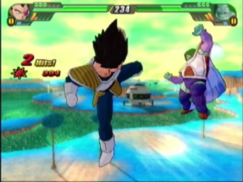 Vegeta VS Monster Form Zarbon In A Dragon Ball Z Budokai Tenkaichi 3 (DBZ BT3) Match / Battle / Fight