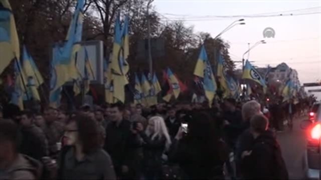 Radikal Sağ Sektör Örgütü Yürüyüş Düzenledi