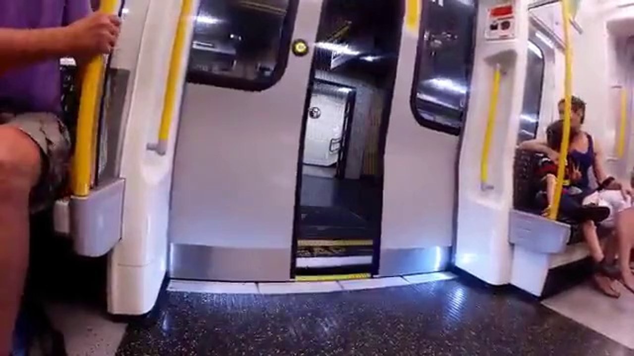 Man Races With London Subway Train
