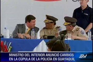 Cambios en la cúpula policial del Guayas
