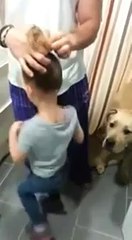 When Dad Cuts His Daughter's Hair