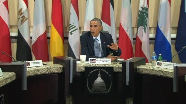Obama says he is deeply concerned about Islamic State threat to Syrian town of Kobani