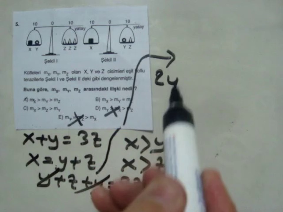 KÜTLENİN ÖLÇÜLMESİ  TEST 3  SORU 5