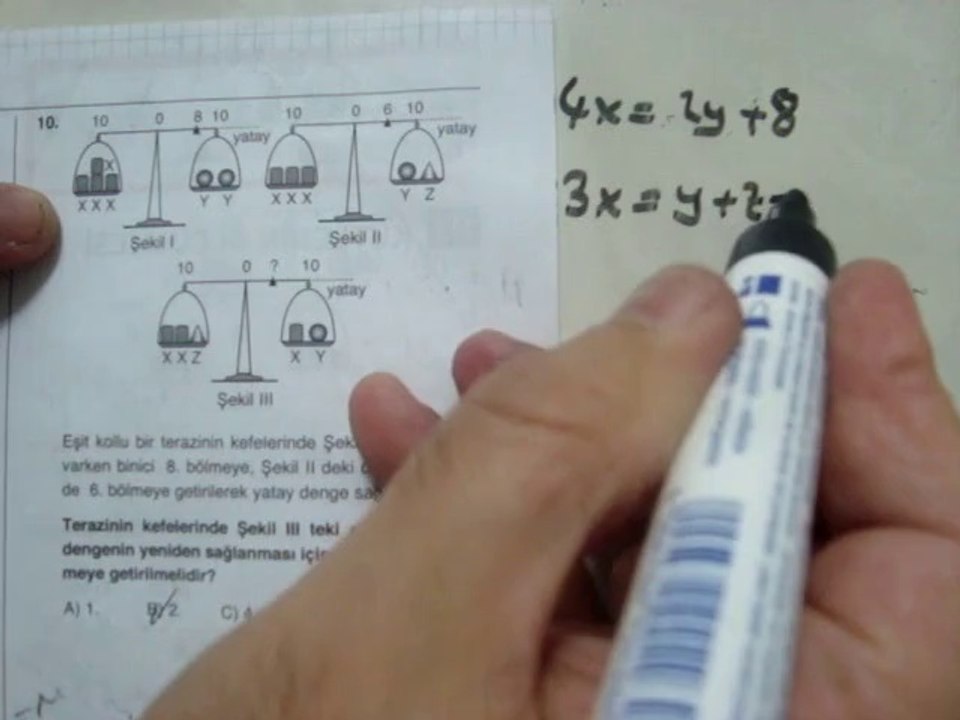 KÜTLENİN ÖLÇÜLMESİ  TEST 3  SORU 10