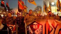 Ucrânia: Feridos e detenções em protesto de nacionalistas