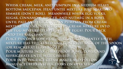 Pumpkin Spice Ice Cream Recipe