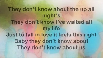 One Direction - They Don't Know About Us (Lyrics On Screen)