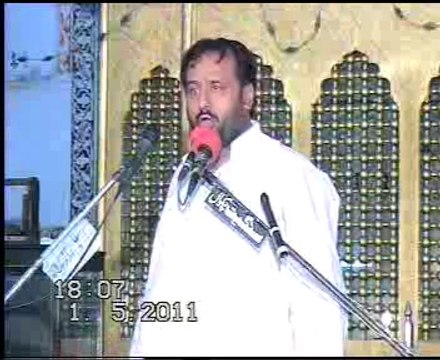 Zakir Saqlain Abbas Ghalo biyan maqtal yadgar majlis 1 may at Sargodha