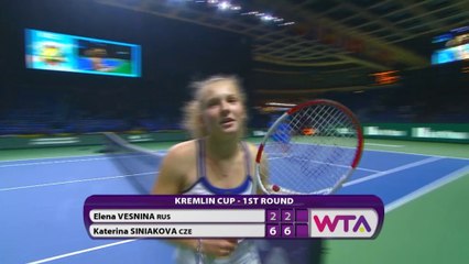 Moscou - Vesnina surprise par Siniakova