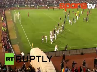 İşte saha içinden inanılmaz görüntüler!...