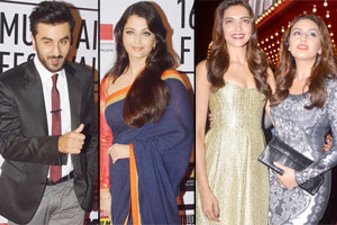 Ash, Ranbir and Deepika attend MAMI!