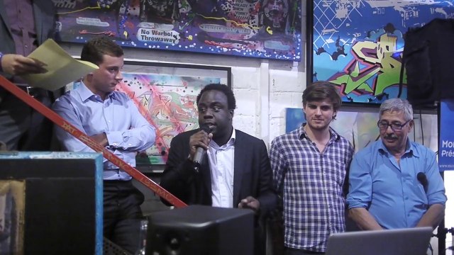 Afterwork de soutien à Nicolas Sarkozy à Boulogne Billancourt - Intervention de Stéphane Tiki
