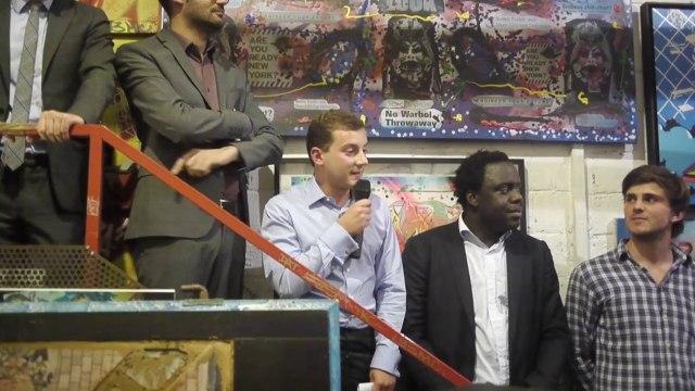 Afterwork de soutien à Nicolas Sarkozy à Boulogne Billancourt - intervention de Romain