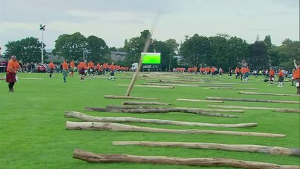 Scottish history made  Caber tossing world record set in Inverness   Guinness World Records