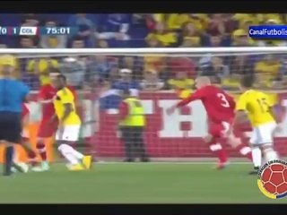 Inspiration géniale de James Rodriguez Canadá vs Colombia 0-1 Amistoso Internacional 2014