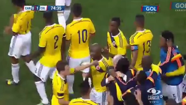 Le but incroyable de James Rodriguez pendant l'amical Colombie-Canada