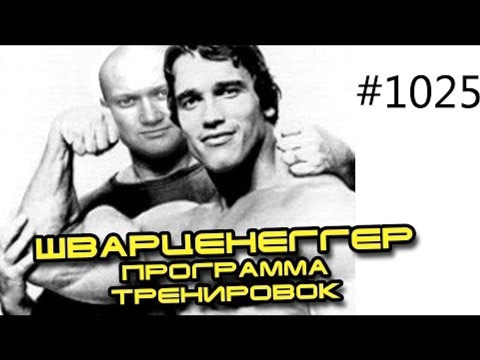 Арнольд Шварценеггер - программа тренировок, ан...