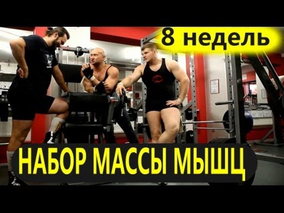 Программа упражнений для набора массы мышц - тр...