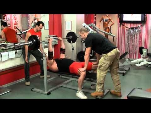 Как накачать трицепс. - 549. Французский жим. Как накачать мышцы рук. Трицепсы.