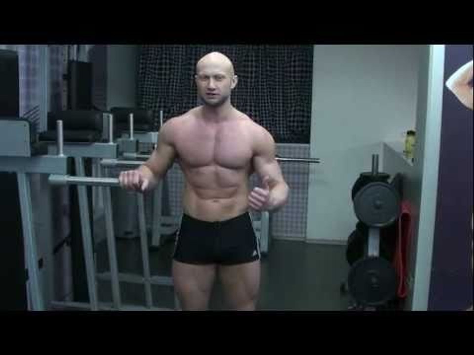 Как накачать пресс - живот - № 331. Подъемы согнутых ног в тренажере для пресса