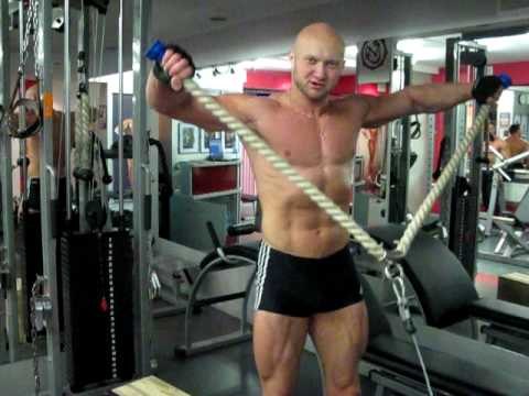 Как накачать широкие плечи - №119. Методика Юрия Спасокукоцкого. Тренинг дельт.