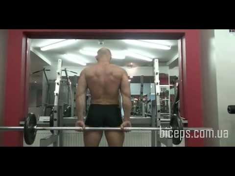 Как накачать спину - №82. Шраги за спиной. Тренировка трапециевидных.