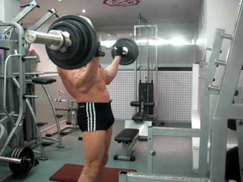 №111. Штанга 65 килограммов на бицепс чисто