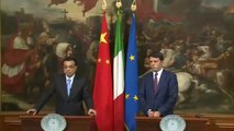 Roma - Renzi incontra il Primo ministro della Repubblica Popolare della Cina Li Keqiang (14.10.14)