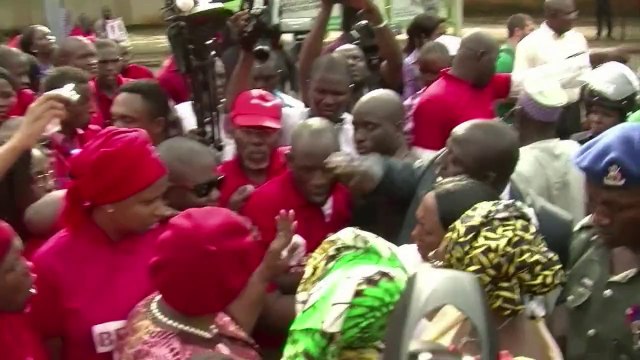 تظاهرة في نيجيريا بعد 6 اشهر على خطف بوكو حرام فتيات شيبوك