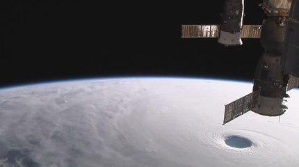 Download Video: L'œil du typhon Vongfong vu de l'espace