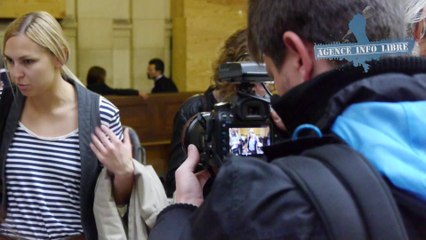 Iana Jdanova - Femen - condamnée pour la destruction de la statue de Poutine et exhibition sexuelle