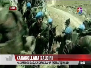 Karakollara Saldırı F-16'lar havalandı Dağlıca ve Sınır ötesi vuruldu