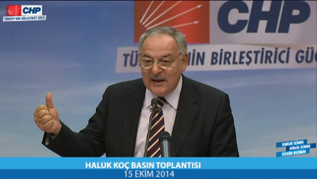 PROF.DR. HALUK KOÇ BASIN TOPLANTISI 15/10/2014