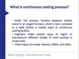 Steel castings manufacturers India