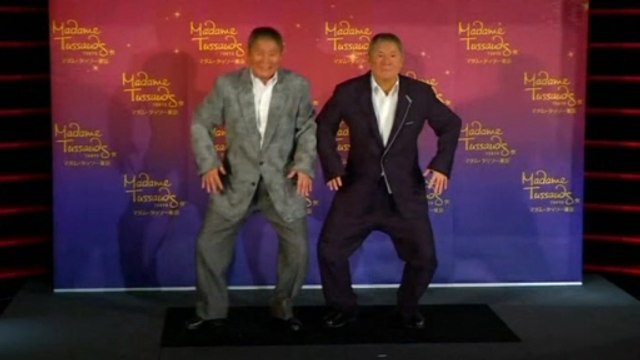 Japanese comedian Takeshi Kitano turned into wax