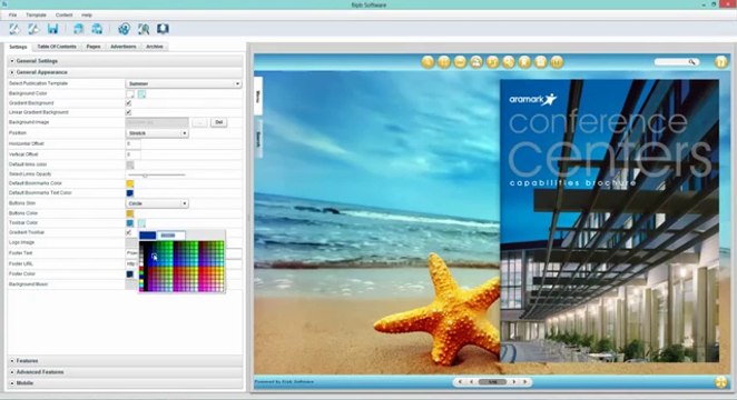 Publication Templates for Digital Flipbooks
