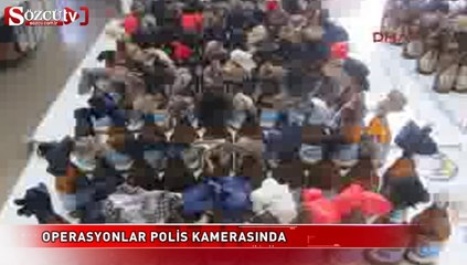 Operasyonlar polis kamerasında