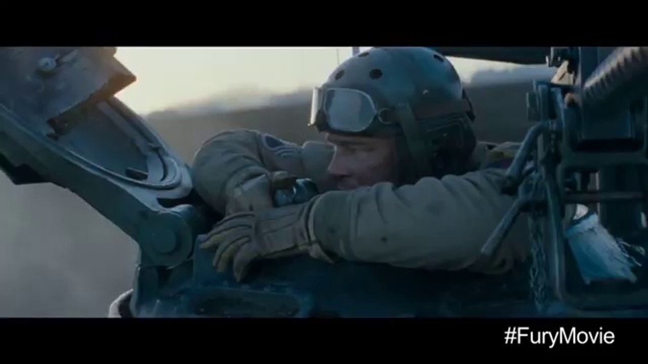 Fury Brad Pitt movie trailer -Sherman tank vs a German Tiger