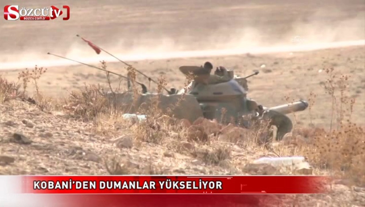 Kobani’den dumanlar yükseliyor