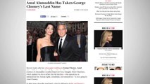 Amal Alamuddin Takes Clooney As Last Name