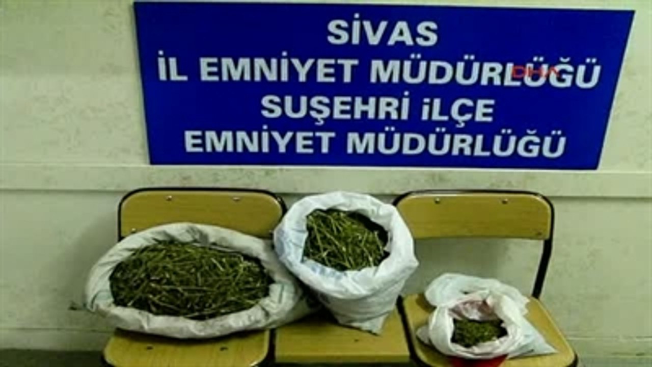 Sivas Suşehri'nde Kaçak Sigara ve Esrar Operasyonu