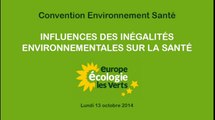 Convention Santé : Influence des inégalités environnementales sur la santé