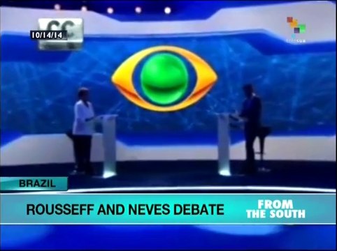 Rousseff goes up against Neves in first debate before runoff